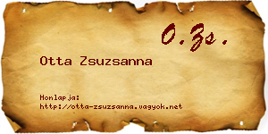 Otta Zsuzsanna névjegykártya